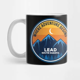 Lead South Dakota Where Adventure Begins Mug